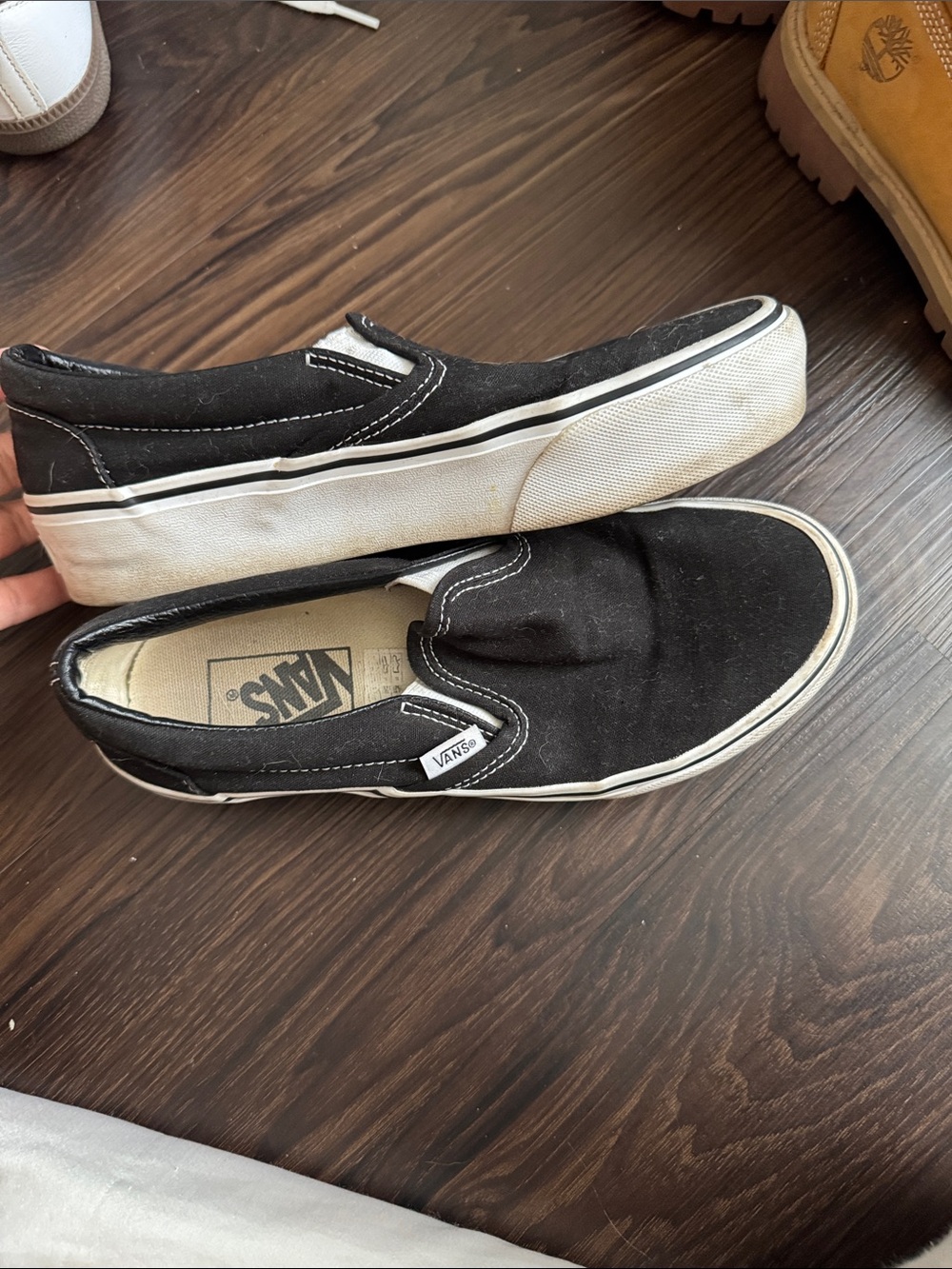 Vans slip ons